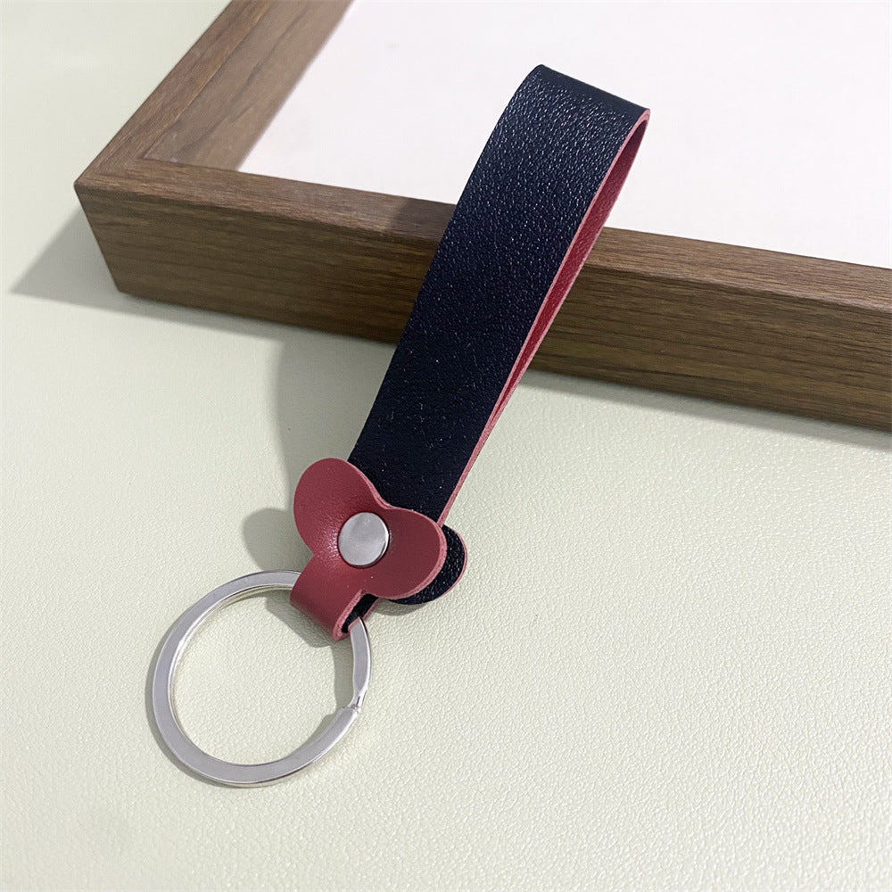 Floral Leather Keyring kalsten