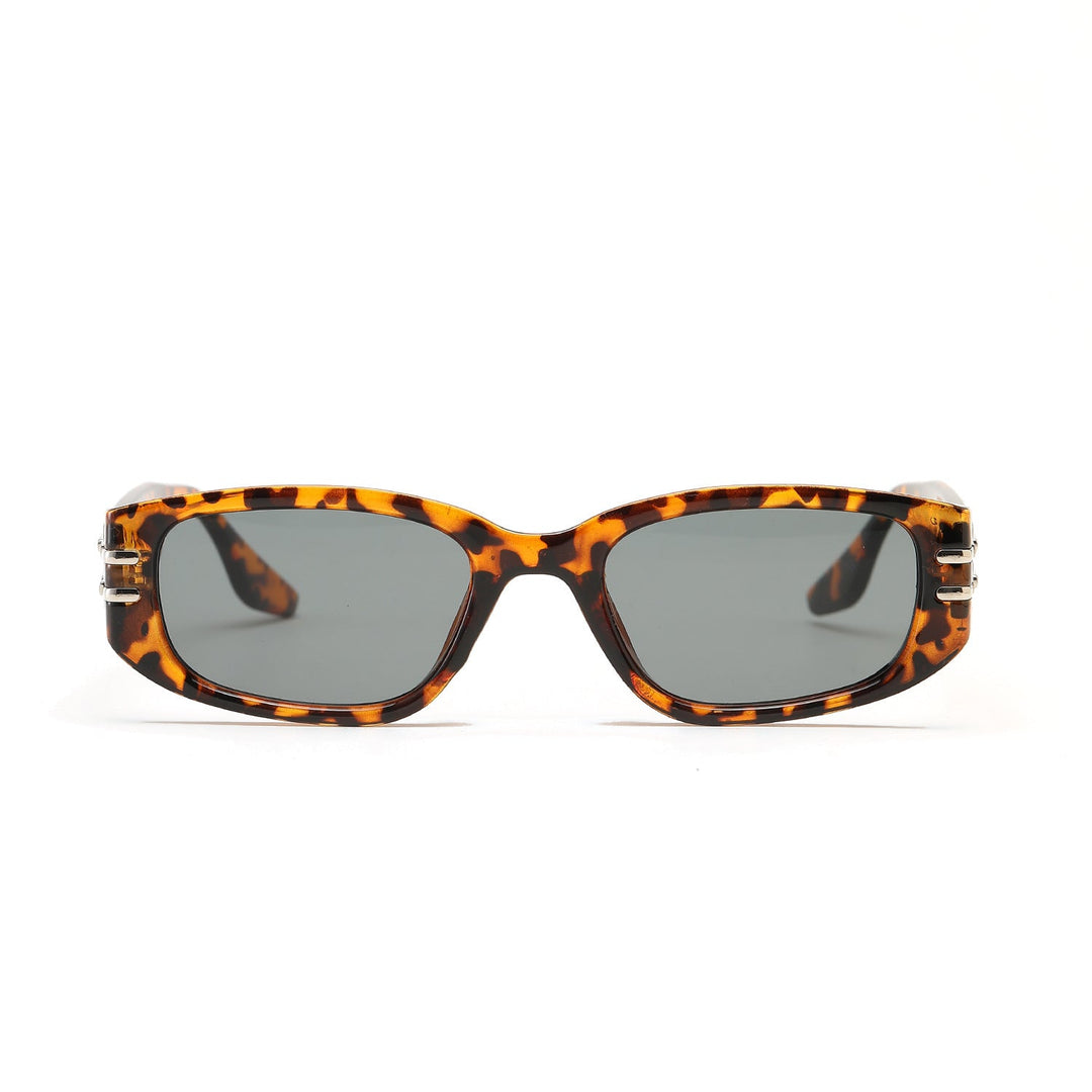 Women's fashionable rectangular sunglasses with elegant metal accents Kalsten