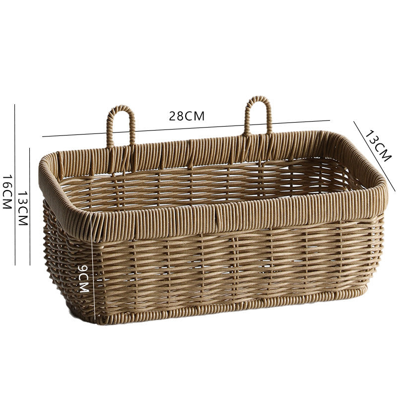 Handwoven Multi-Compartment Storage Basket Kalsten