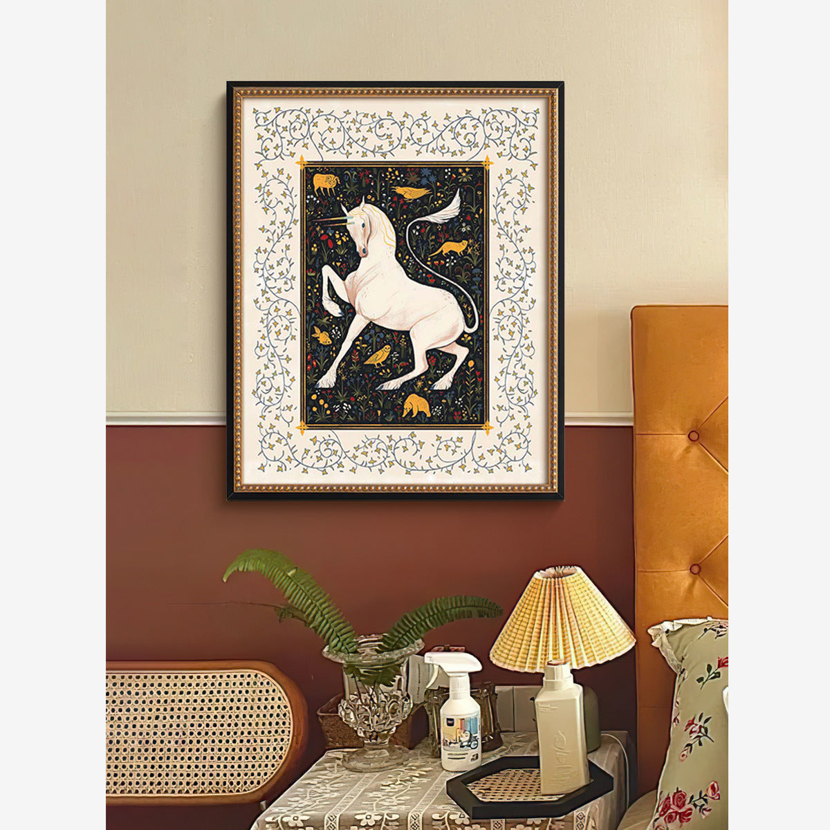 Artistic Unicorn Decorated Wall Art