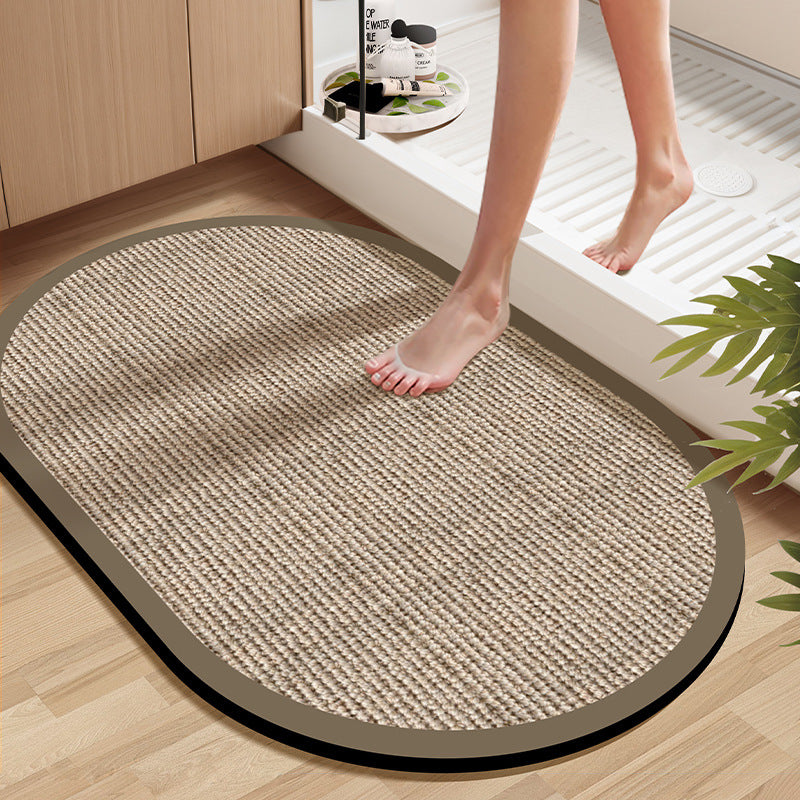 Soft Textured Bathroom Rug Kalsten