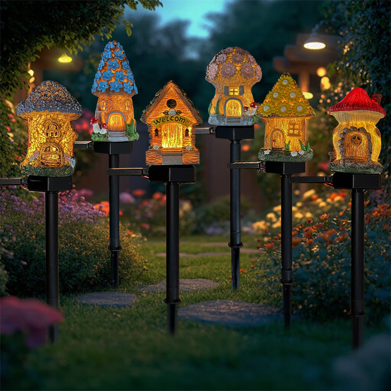Welcoming Birdhouse Solar Pathway Stake Light With Dusk-To-Dawn Sensor Kalsten