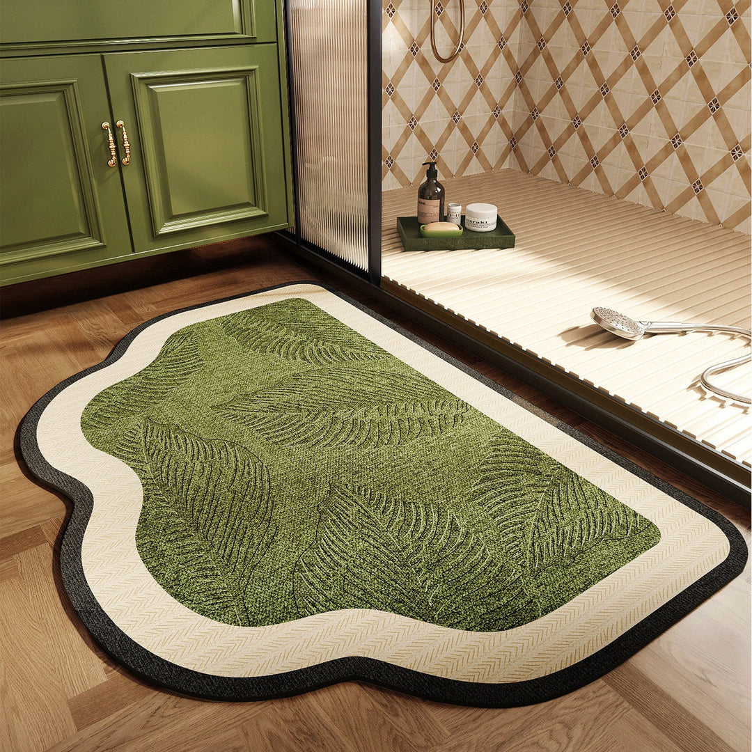 Lace-Trimmed Bath Mat Kalsten