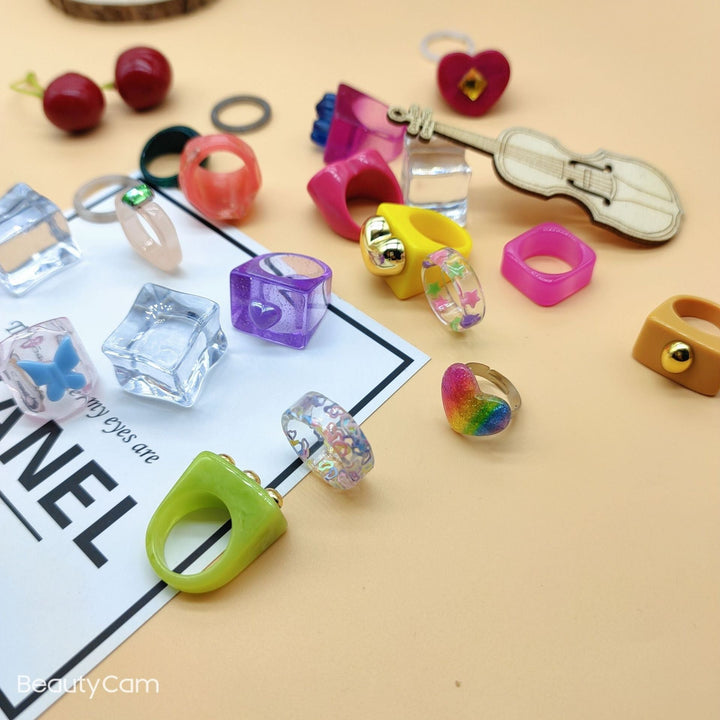 Butterfly-Inspired Resin Ring Kalsten