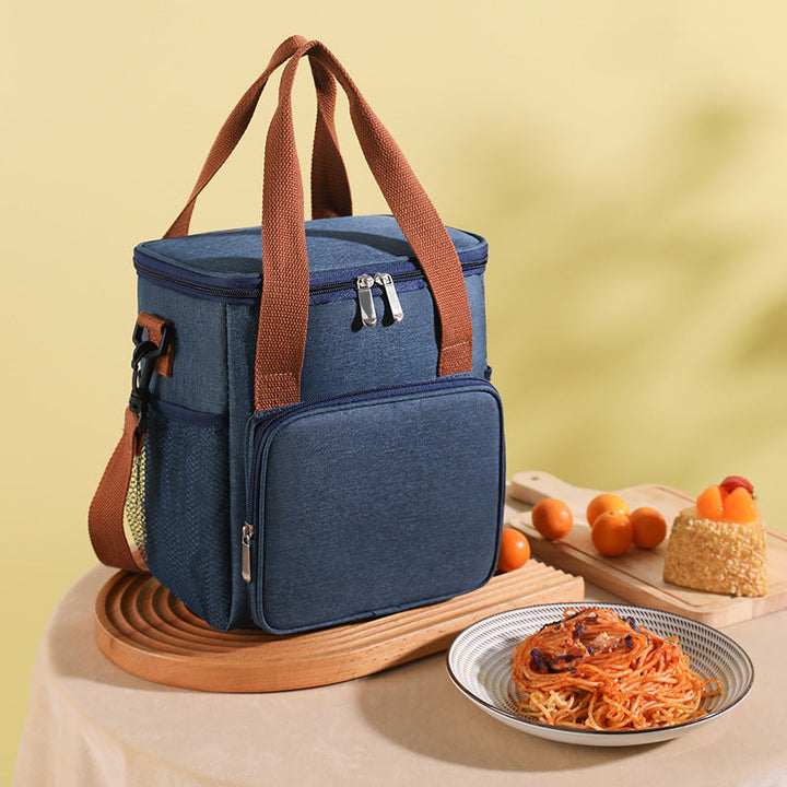 Women's cooler bag with insulated interior and additional compartment Kalsten