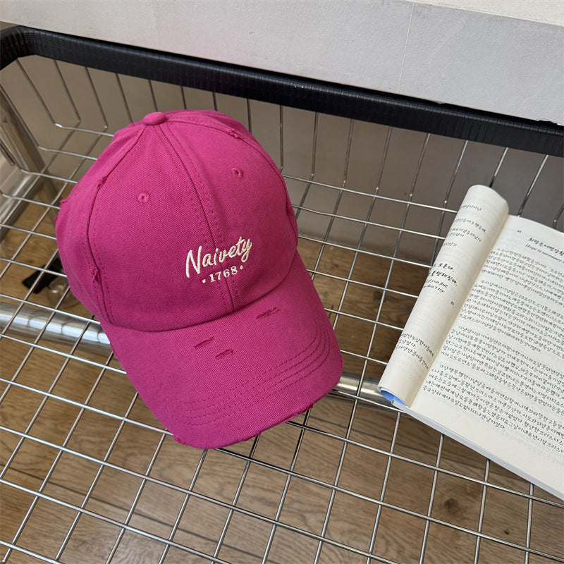 Men's Distressed Cotton Baseball Hat Kalsten