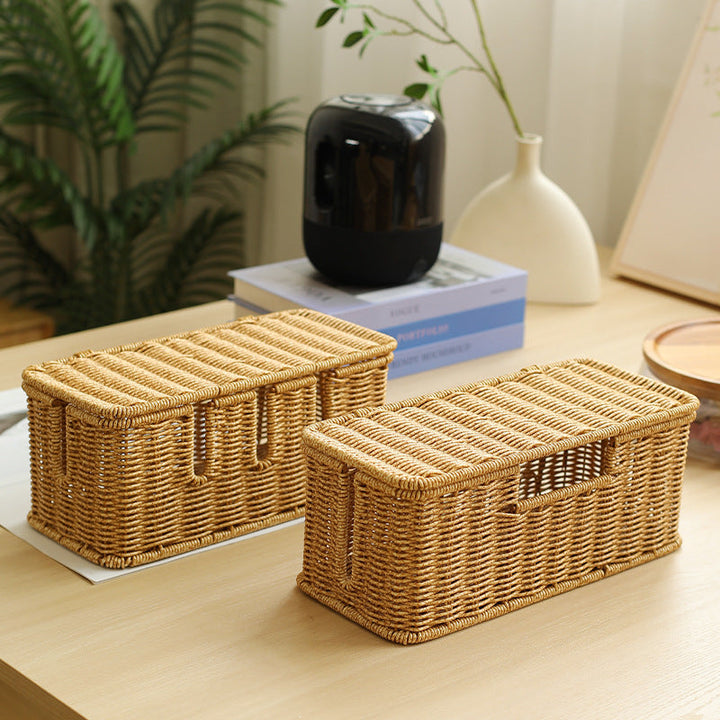 Handwoven Rectangular Storage Box Kalsten
