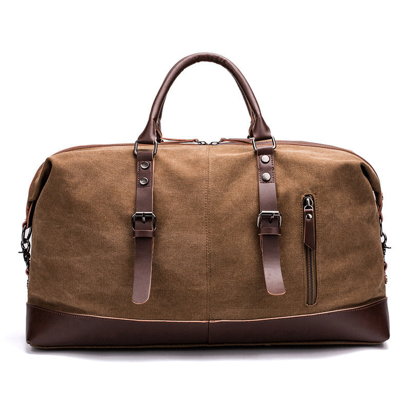 Spacious Travel Bag Made of Sturdy Canvas and Leather Kalsten