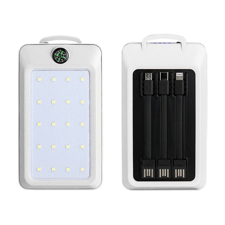 Multifunctional charging power bank with integrated LED lighting and compass Kalsten