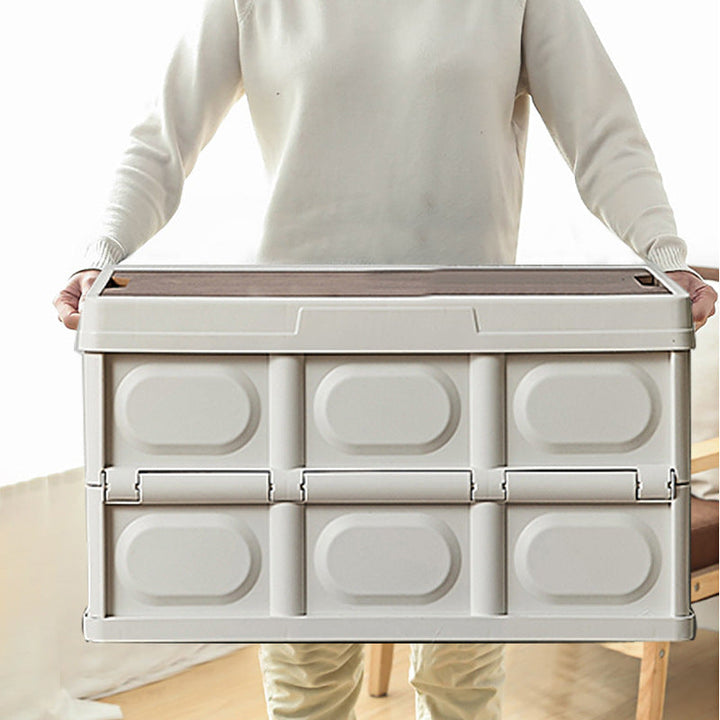Storage box with wooden surface Kalsten