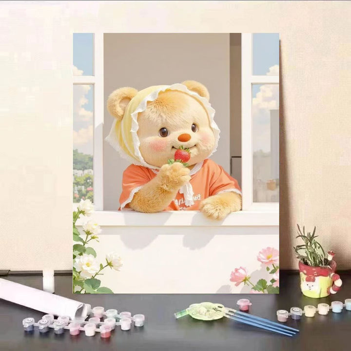 DIY Playful Bear-Themed Painting Kit Kalsten