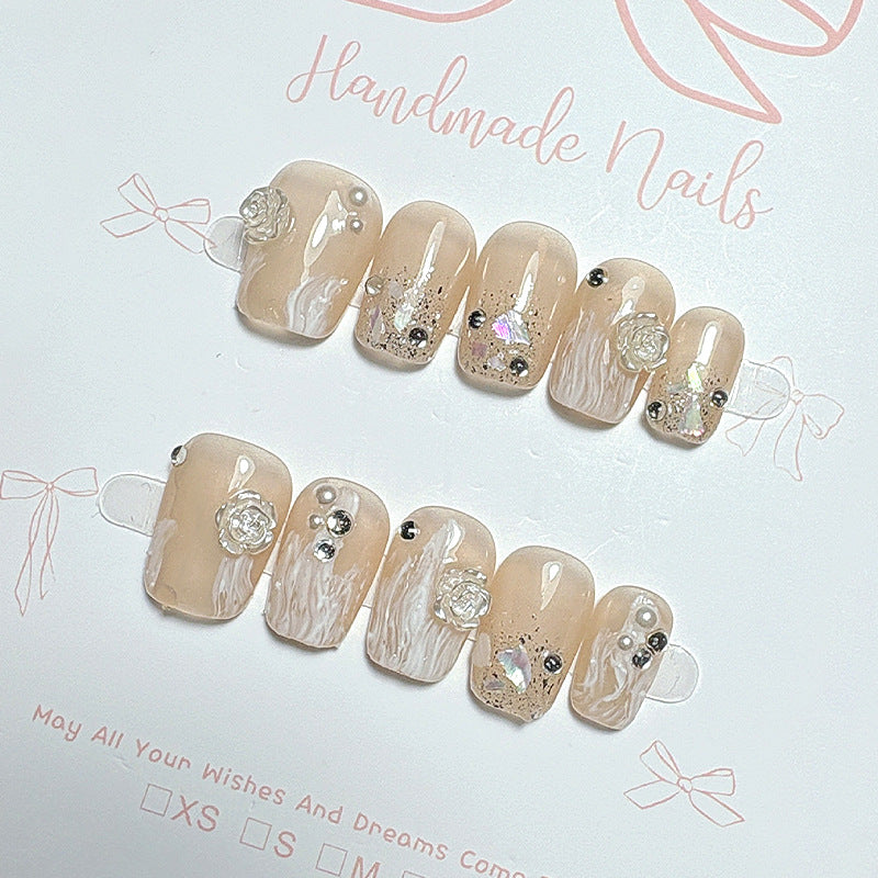 French Tip Press-On Nail Set Kalsten