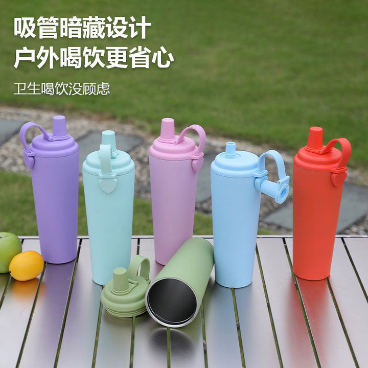 Women's ergonomic drinking cup with integrated carrying handle Kalsten