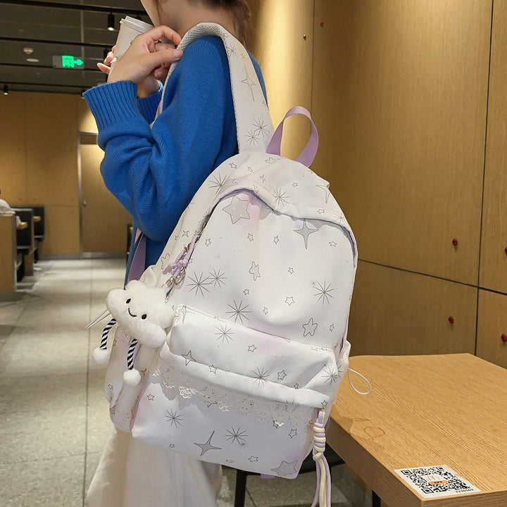 Backpack with Dreamy Star Design and Practical Features Kalsten