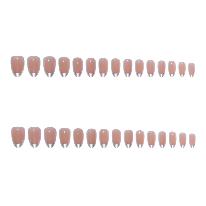 Stylish French Tip Press-On Nail Set Kalsten