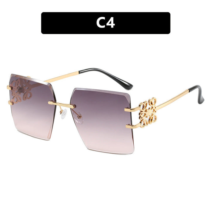 Ladies Designer Sunglasses with striking geometric frame Kalsten