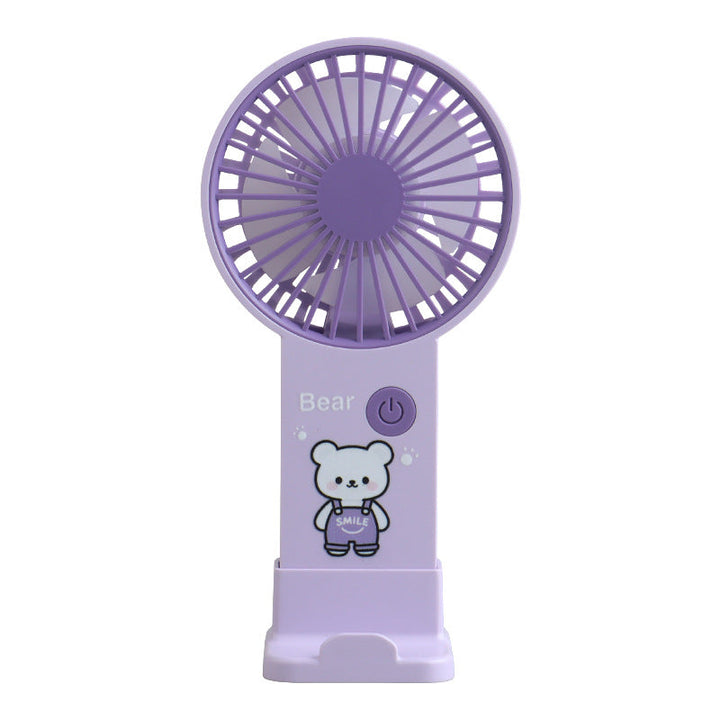 Ladies portable hand fan in playful bunny design Kalsten