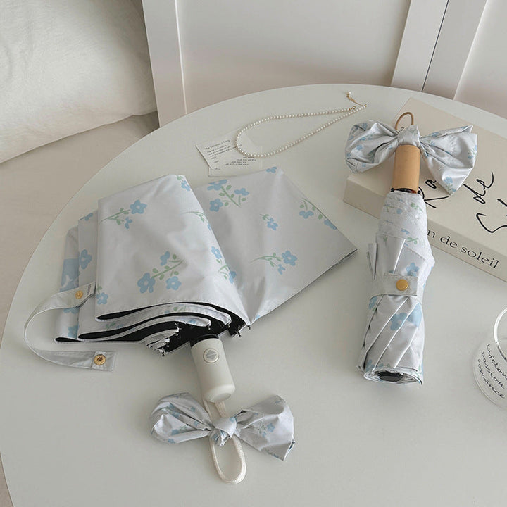 Women's Folding Umbrella with Stylish Floral Design Kalsten