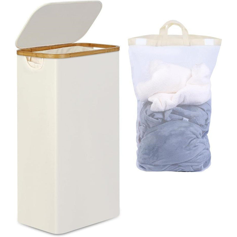 High-quality laundry basket with removable and washable inner bag Acalora