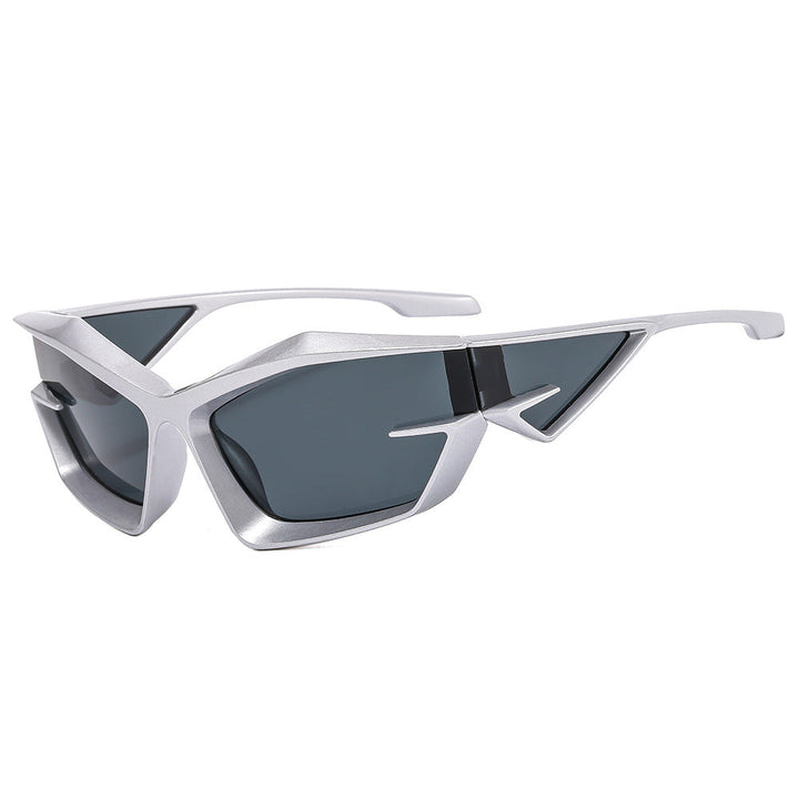 Women futuristic sunglasses with unique polygon design Kalsten