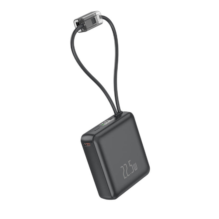 Portable fast charger with integrated cables Kalsten