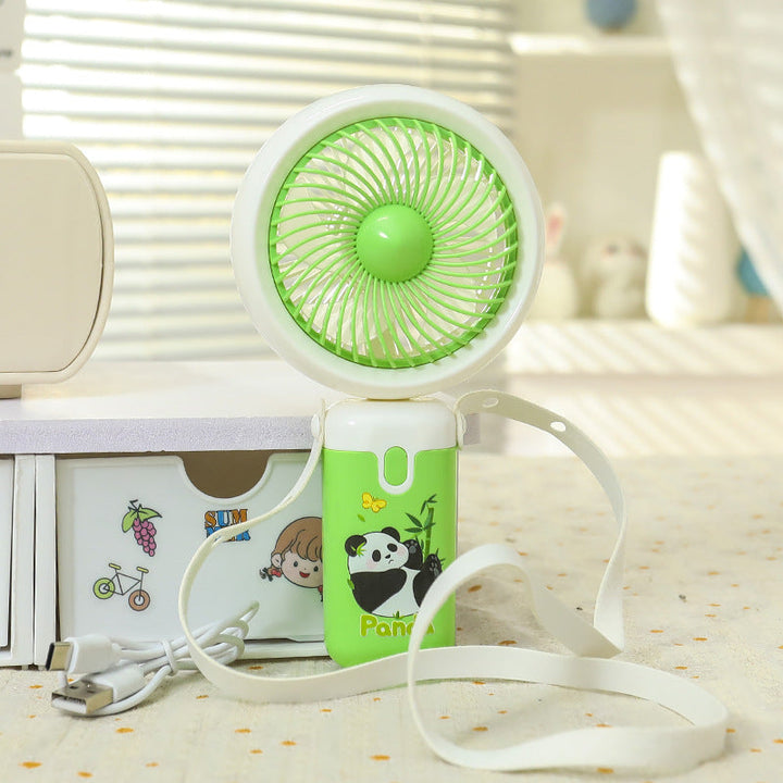 Women Portable Handheld Fan with Cute Animal Design Kalsten