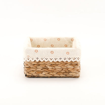 Eco-Friendly Fabric-Lined Storage Basket Acalora