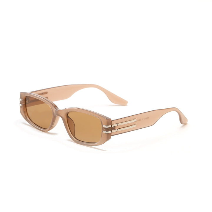 Women's fashionable rectangular sunglasses with elegant metal accents Kalsten
