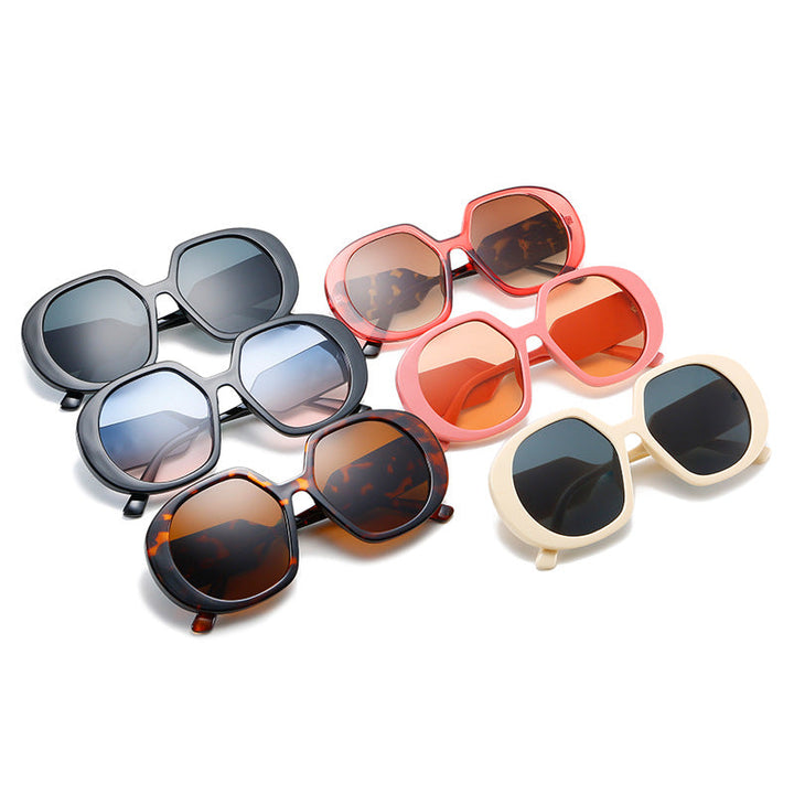 Women oversized sunglasses with distinctive frame and UV protection Kalsten