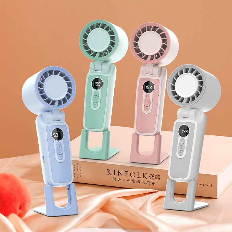Women Portable Mini High-Performance Fan with Digital Control Kalsten