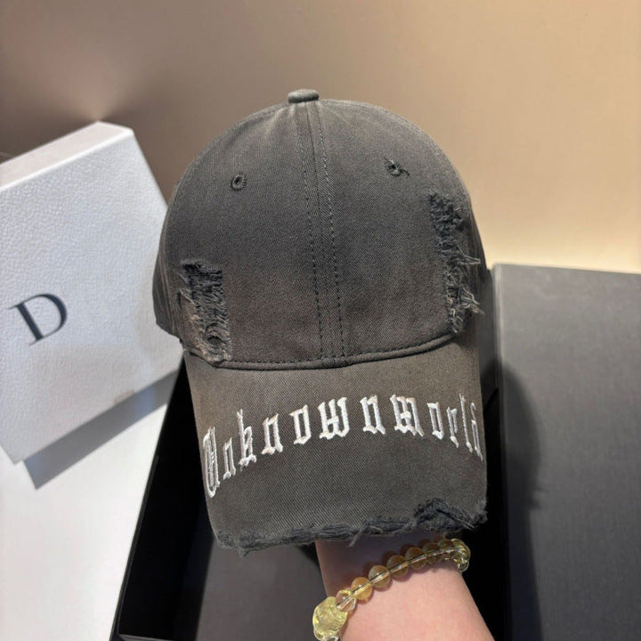 Men's Distressed Graphic Baseball Cap Kalsten
