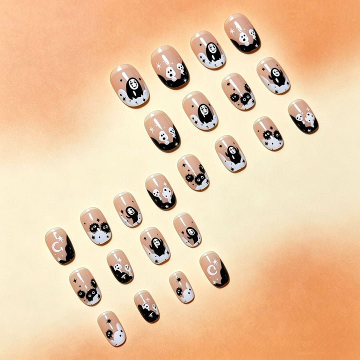 Halloween-Themed Fun Press-On Nail Art Kalsten