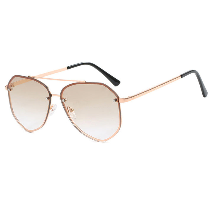 Women's geometric sunglasses with delicate frame Kalsten