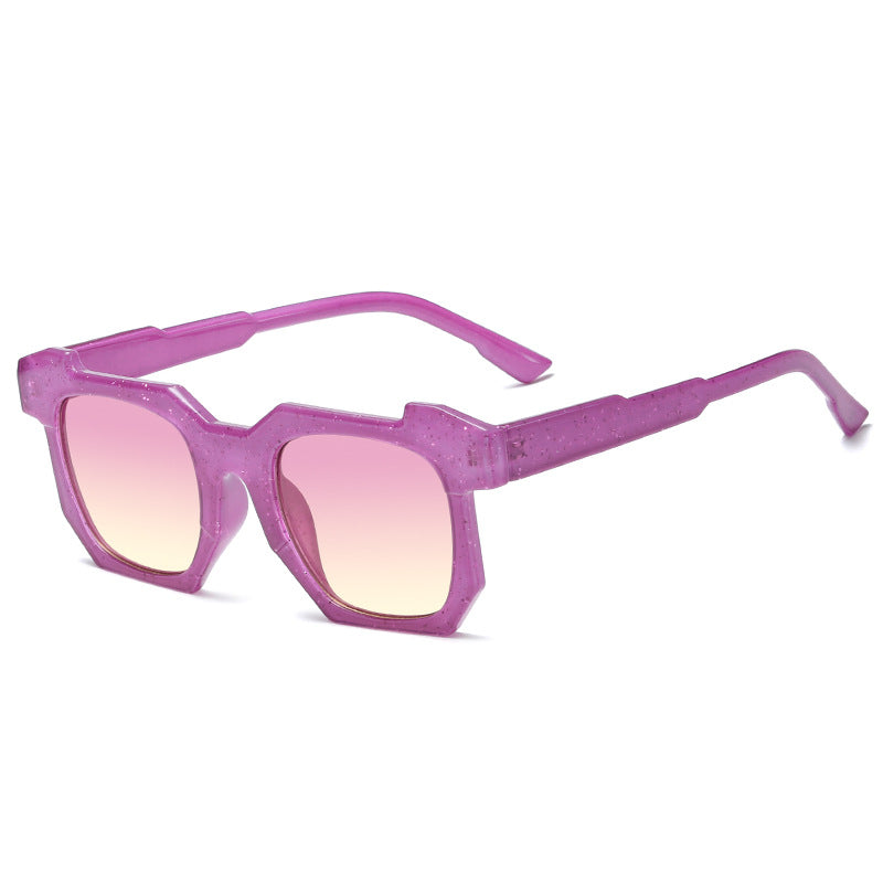 Ladies geometric sunglasses with striking, high-quality plastic frame Kalsten