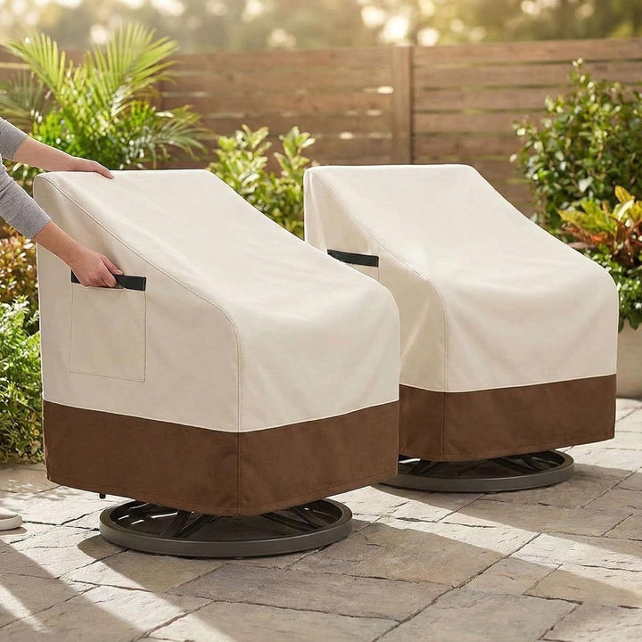 Protective cover for swivel lounge chairs Kalsten
