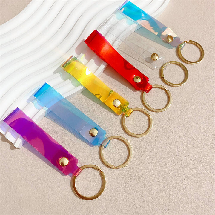 Colorful Iridescent Acrylic Keychain kalsten