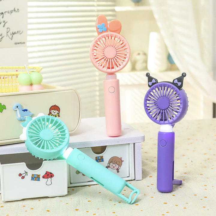 Portable Hand Fan with Cute Rabbit Design Kalsten