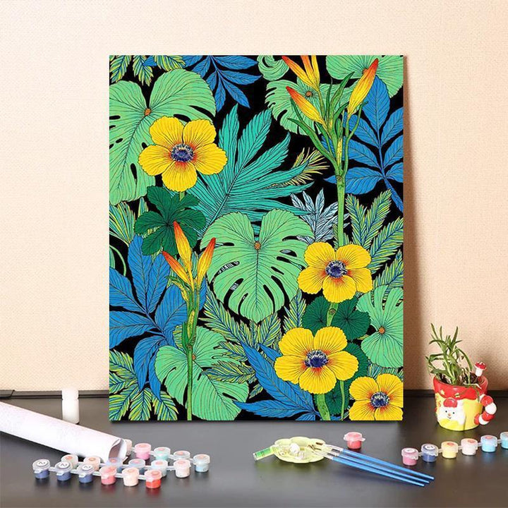 Tropical Botanical Painting Kit Kalsten