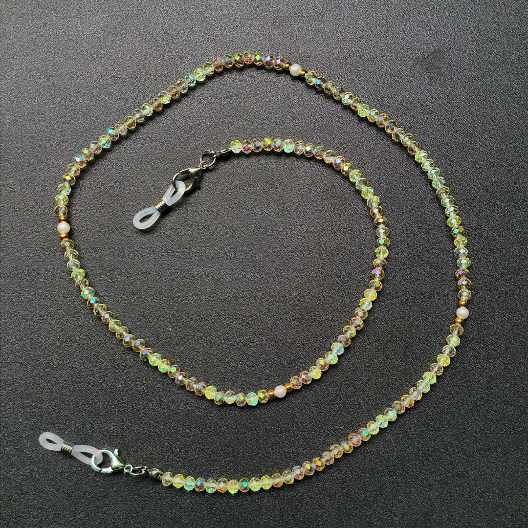 Elegant glasses holder chain with colorful beads Kalsten