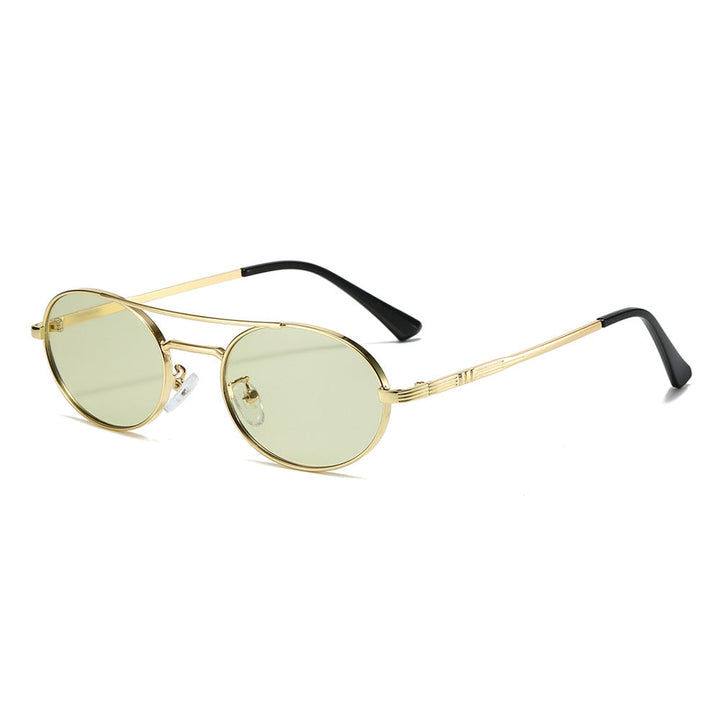 Women's Fashion Oval Sunglasses in Minimalist Design Kalsten