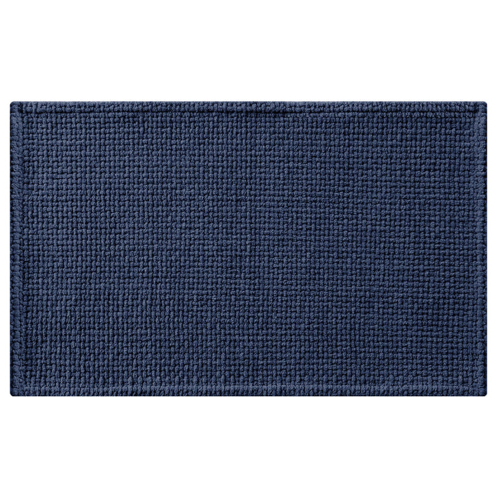 Textured Natural Fiber Bath Mat Kalsten