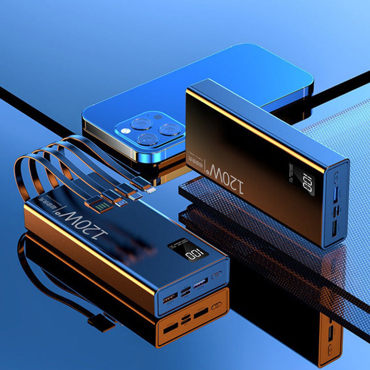 High-performance power bank with integrated fast charging ports and LCD display Kalsten