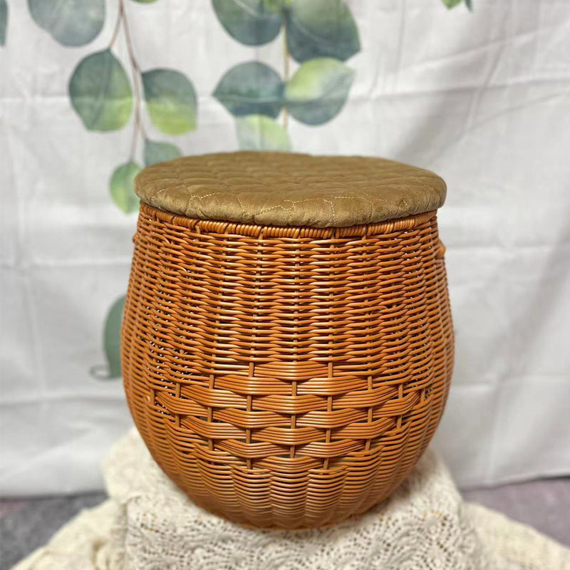 Women High-Quality Storage Basket with Padded Lid Kalsten