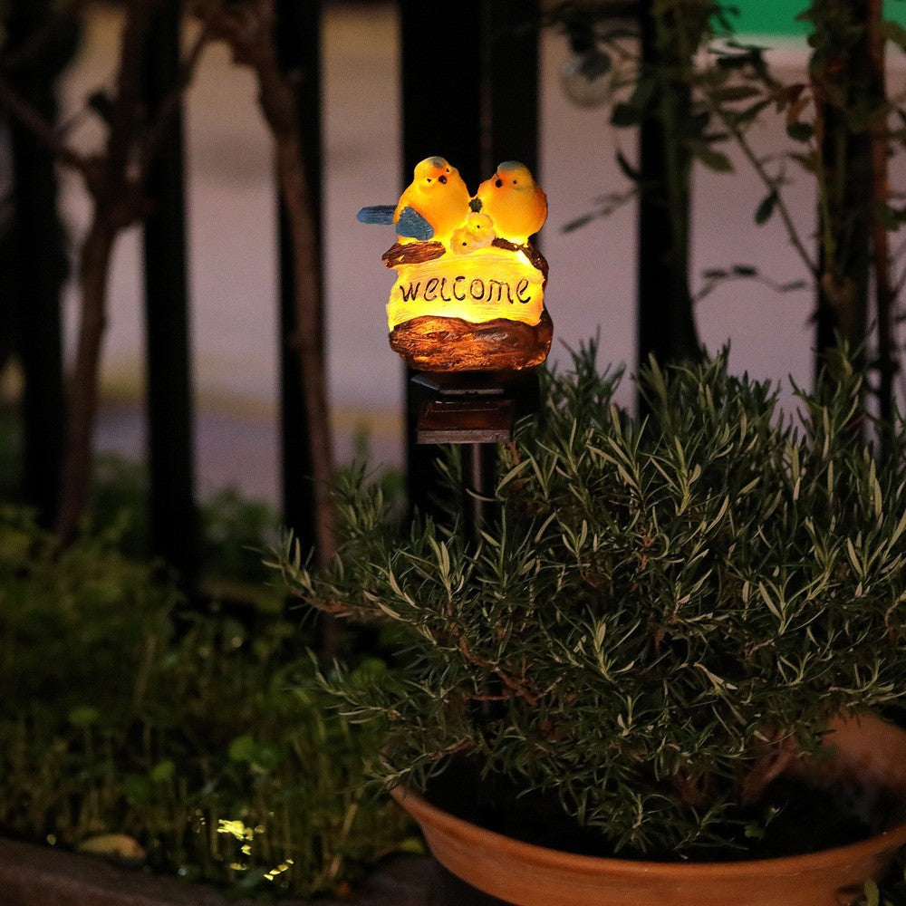Realistic Solar Bird Garden Stake With Motion Sensor And Weatherproof Design Kalsten
