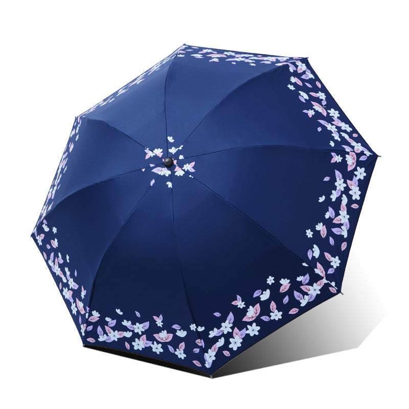 Women's Foldable Umbrella with Floral Finishes Kalsten