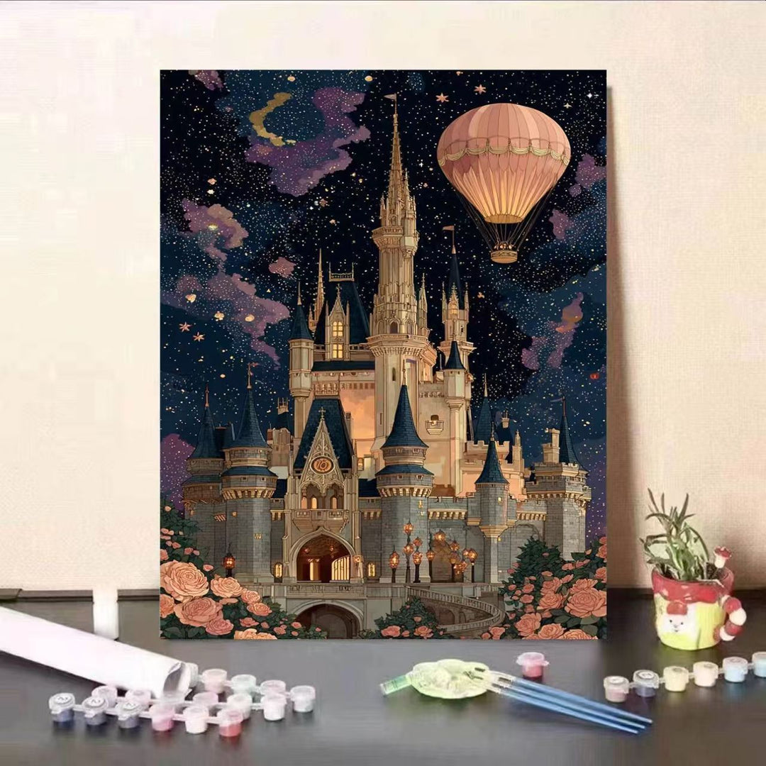 Fantasy Castle Paint by Numbers Canvas Kit Kalsten