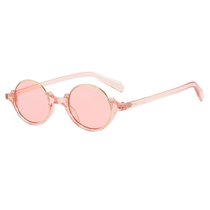 Women's round sunglasses with elegant plastic frame Kalsten