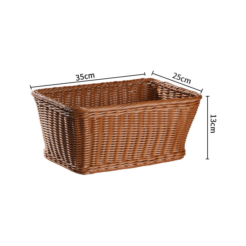 Handwoven Rustic Storage Basket with Ergonomic Design Kalsten