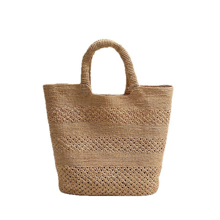 Handcrafted Beach Bag Made From Braided Natural Material Kalsten