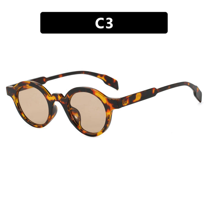 Women's fashionable round sunglasses with high-quality, flexible frame Kalsten